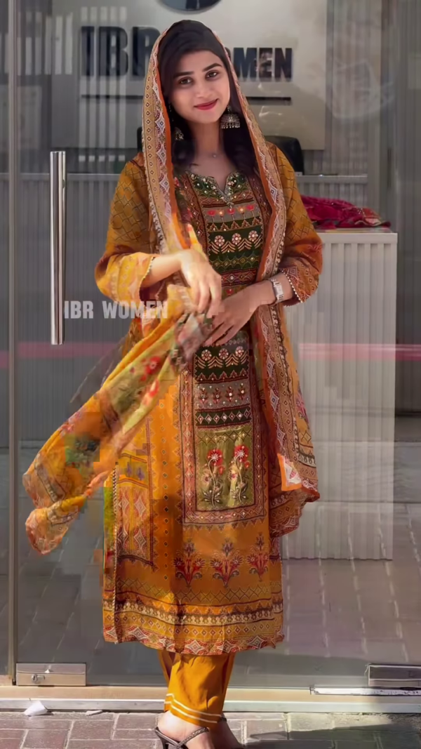Vibrant Fusion: Traditional Elegance Meets Modern South Asian Fashion - Image 5