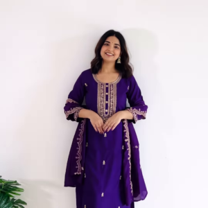 💜✨ Royal Purple Elegance – Perfect for Wedding Season ✨💜