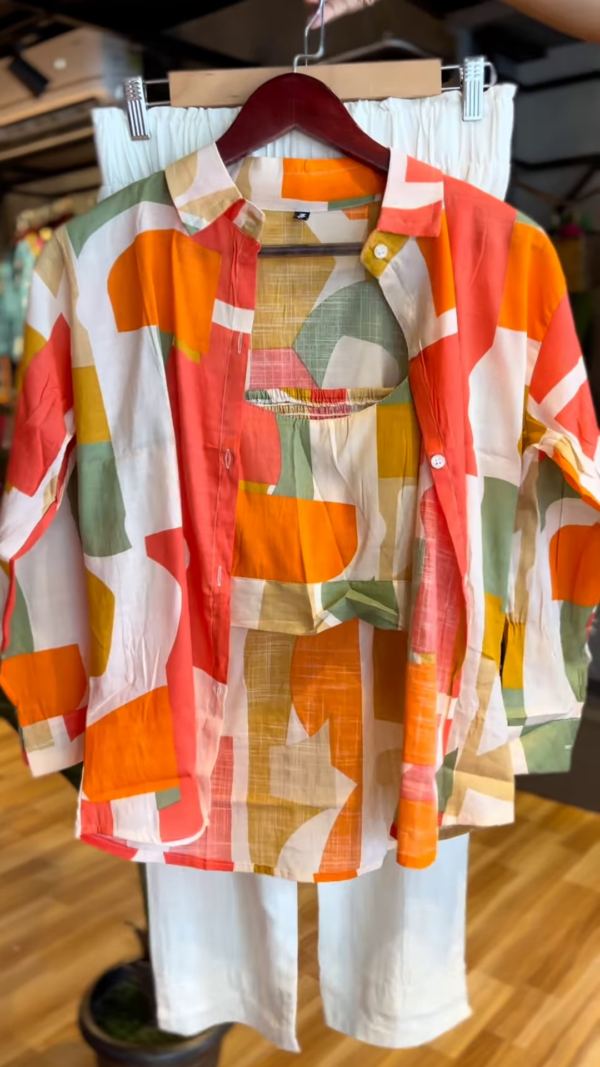 Abstract Print Co-Ord Set – Breezy & Stylish