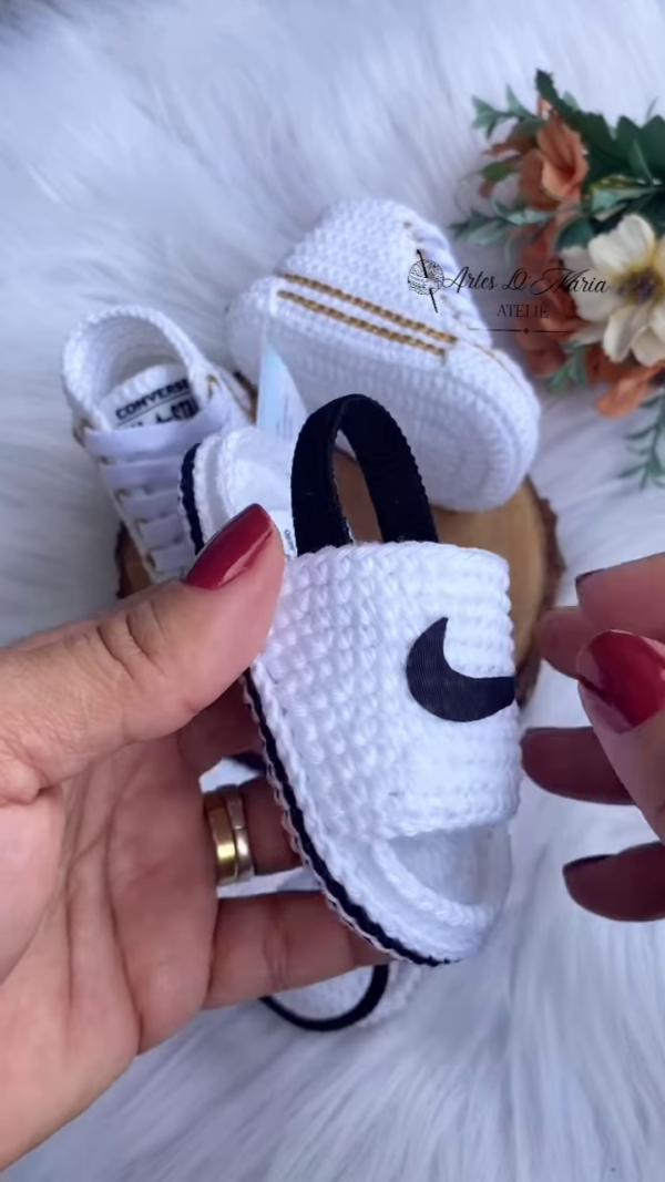 Handcrafted Baby Knit Sandals – Soft & Stylish Footwear for Little Feet - Image 3