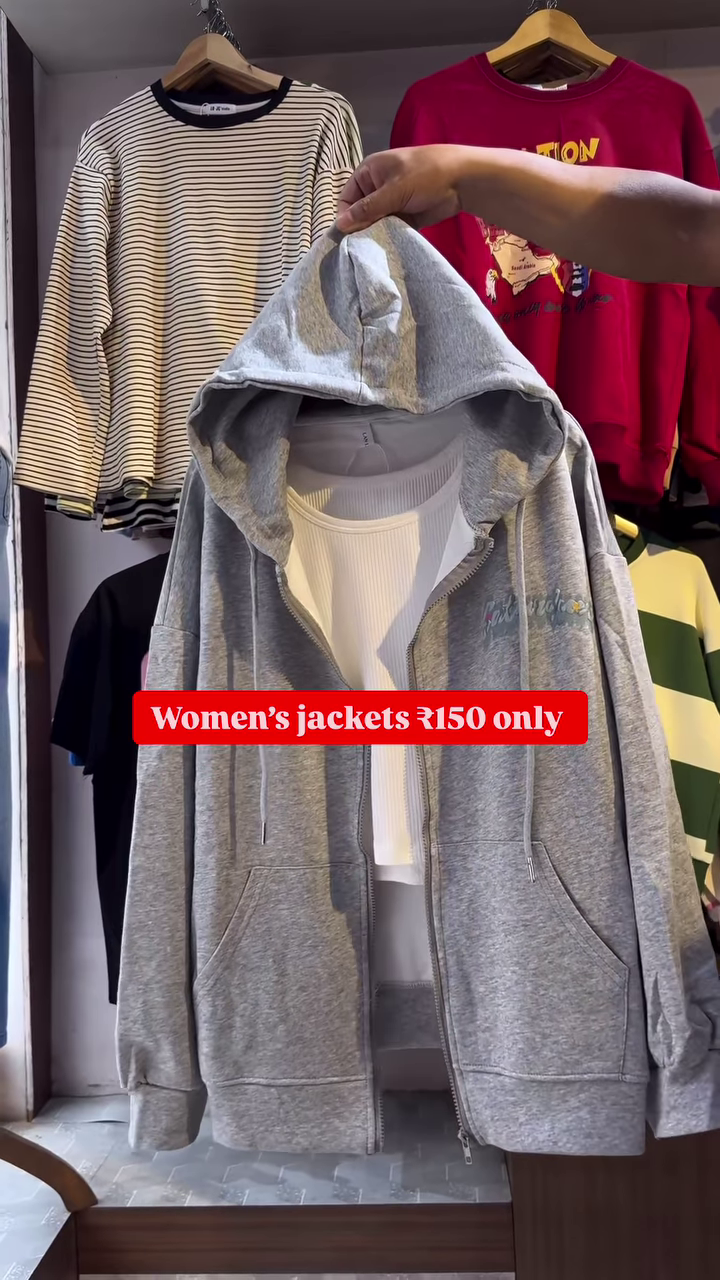 Women's Zip-Up Hoodies π§₯π β Layered Casualwear in Grey, Black & Brown Variants - Image 2