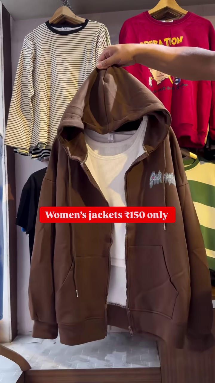 Women's Zip-Up Hoodies π§₯π β Layered Casualwear in Grey, Black & Brown Variants - Image 6