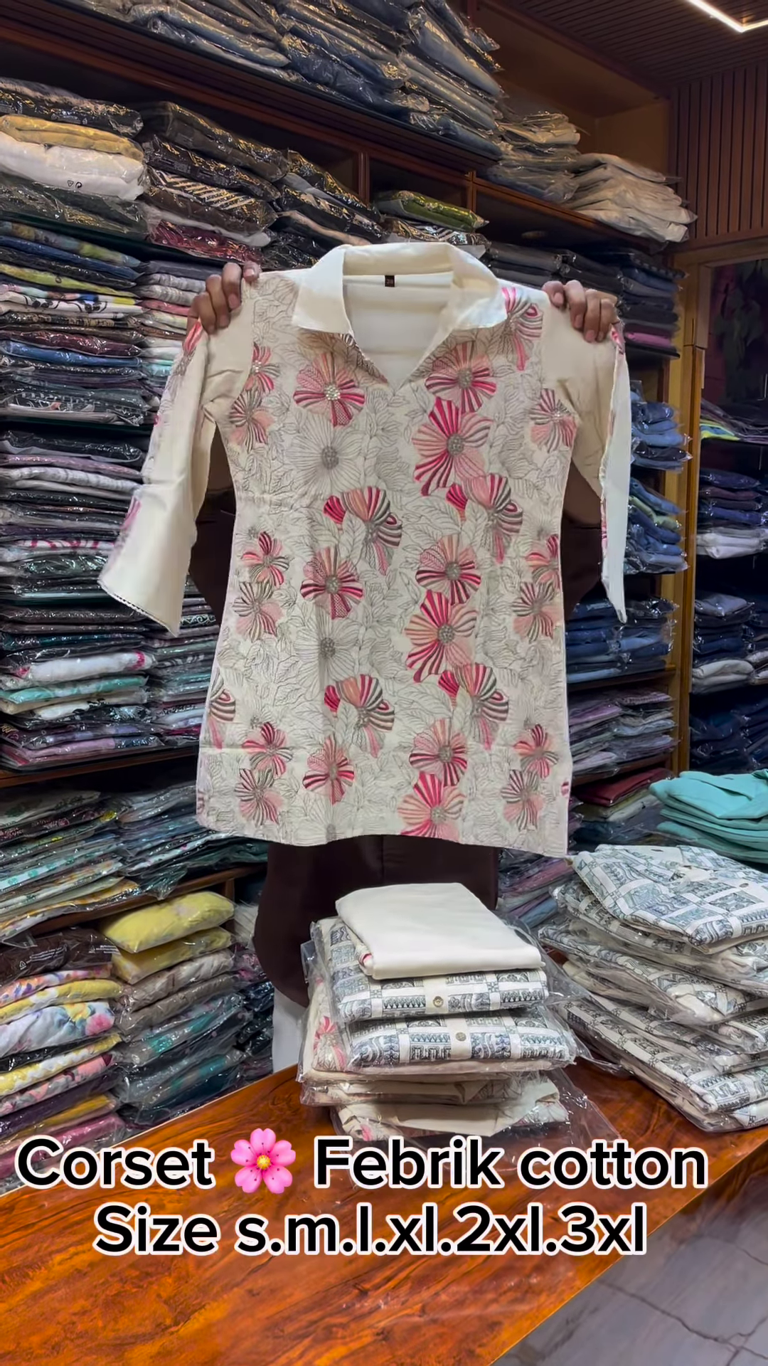 Floral Printed Cotton Corset Top for Women – Available in Multiple Sizes - Image 5