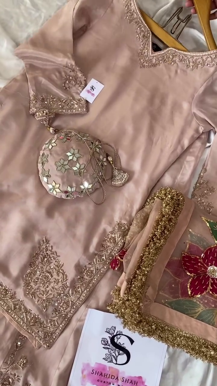 Modern Mauve Pre-Draped Saree Set with Heavily Embroidered Jacket and Coordinating Waist Belt - Image 3