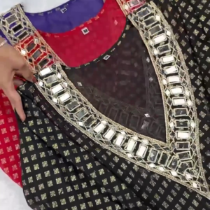 Celestial Mirror-Work Designer Kurti Collection